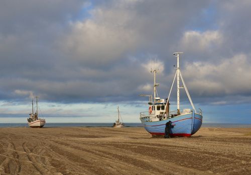 Søren Petersen   Fiskerbåde